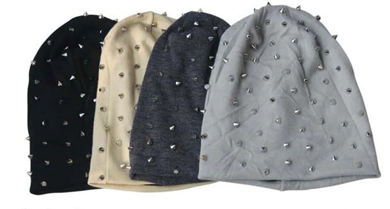 Модная новейшая 100% хлопковая шапочка гвоздики many6 цветов на заказ|studded beanie|fashion