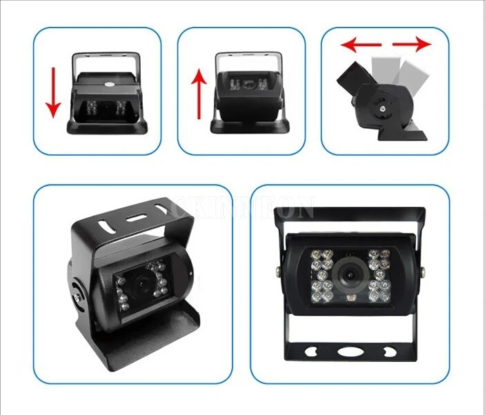 10 шт./лот 4Pin 18 LED IR ночное видение HD CCD Автомобильная камера заднего вида для