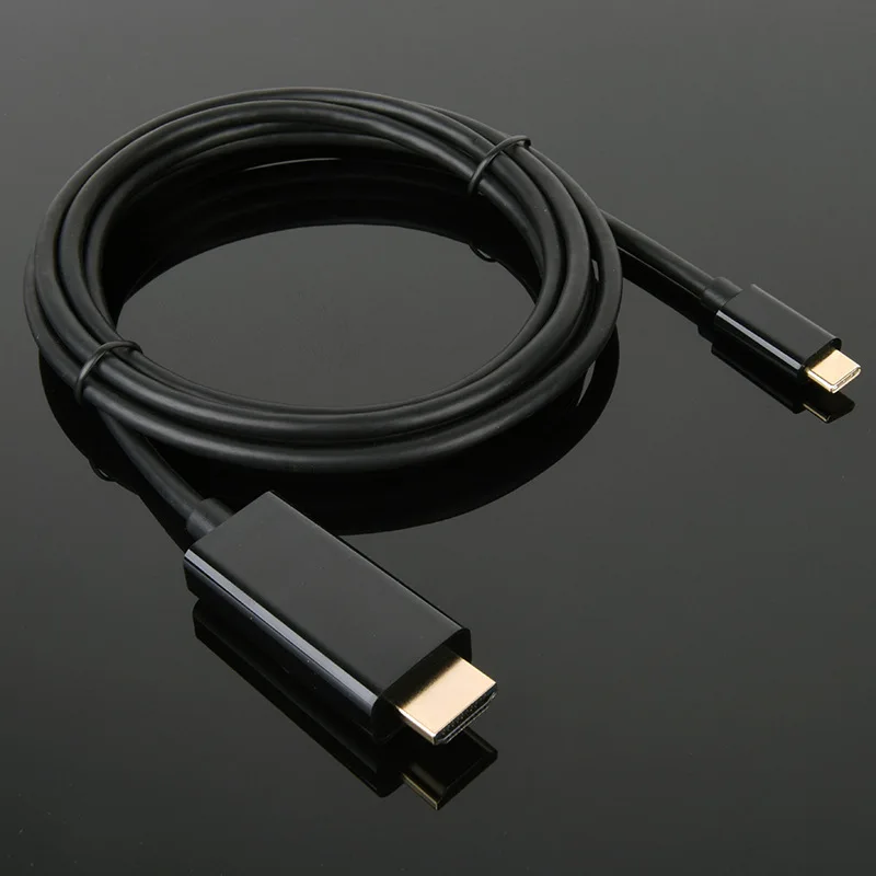 

USB-C Male to HDMI Male Video Cable Type-C 3.1 4K Cable Adapter