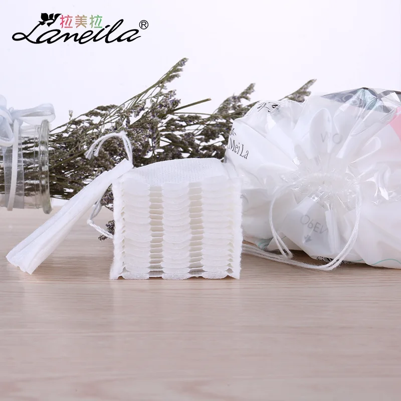 200pcs/pack cotton pad 100% pure Double-sided sandwich thick skin care makeup remover face cleansing wipes LM041 | Красота и здоровье