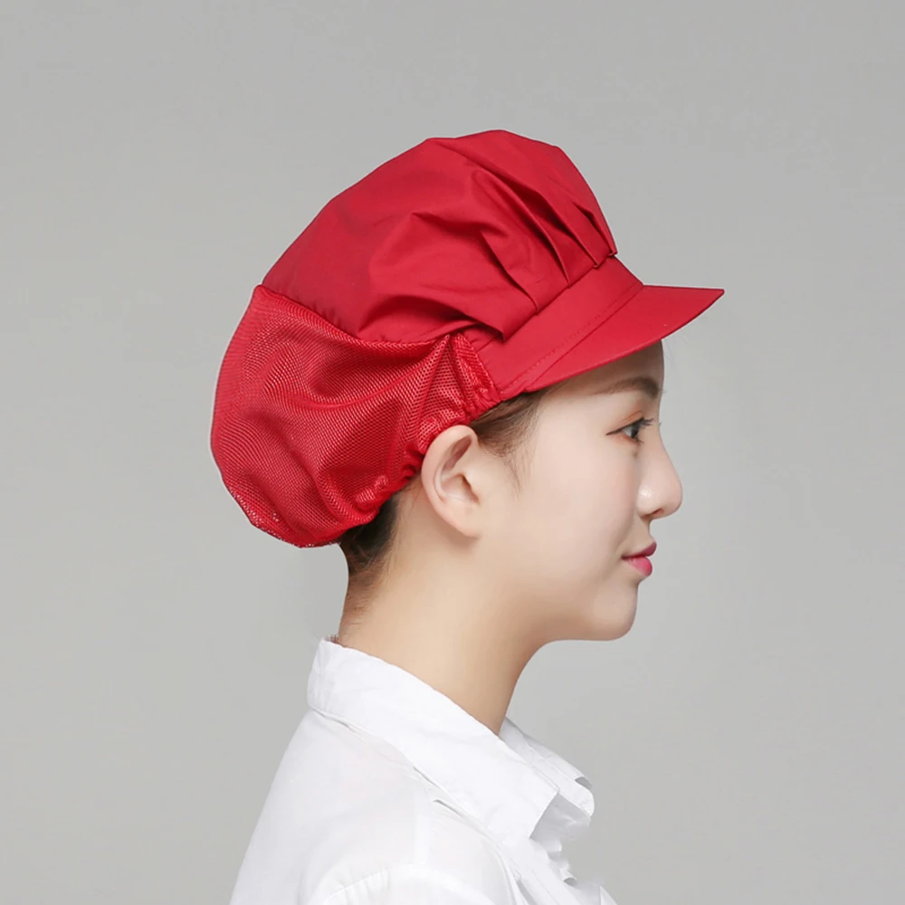 

New Elastic Kitchen Hat Men Women Chef Hat Restaurants Accessories Dustproof Cooking Cap Breathable Hotel Cook Cap Work Uniform