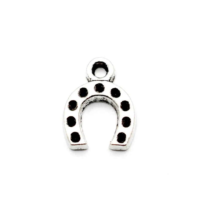 Подвеска Шарм клевер из серебряного сплава 12 шт./лот|Шармы| |