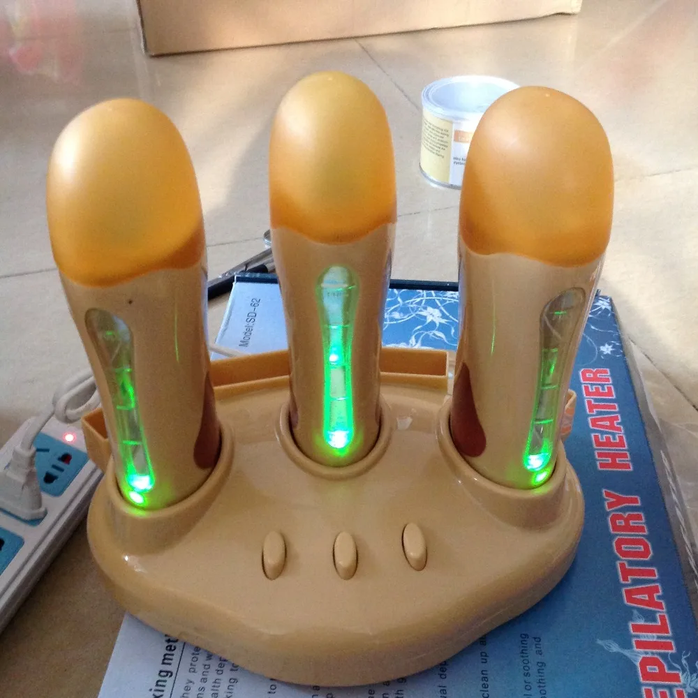 Машина удаления волос 110 В 220 три головы имеют мест ручной Эпилятор портативный