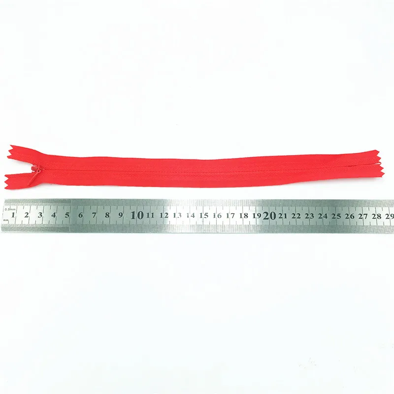10 шт. цветные нейлоновые невидимые молнии длина 28 см 11 дюймов|invisible zipper|zipper craftzipper