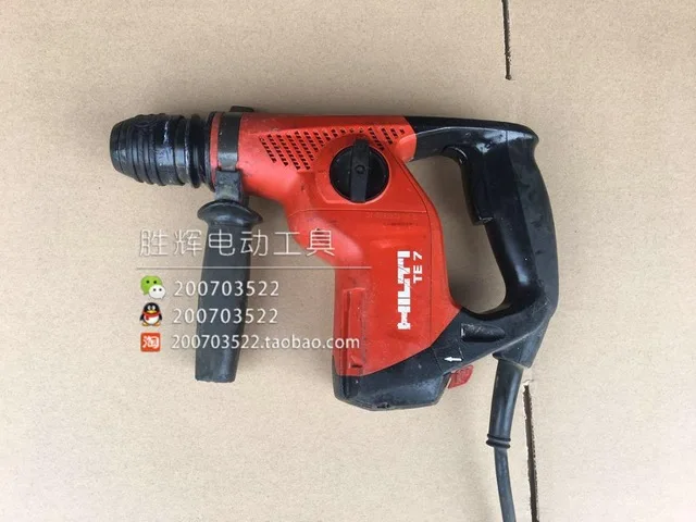 (Используется) HILTI TE7- xilide электрический молоток долота сломанная