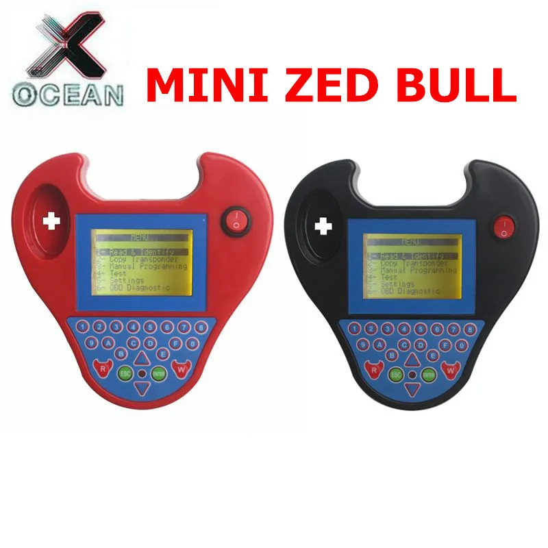 Super Mini Version smart Zed Bull Transponder Clone Key Programmer Tool mini ZedBull two Colors 500 Tokens Limitation ZED-BULL