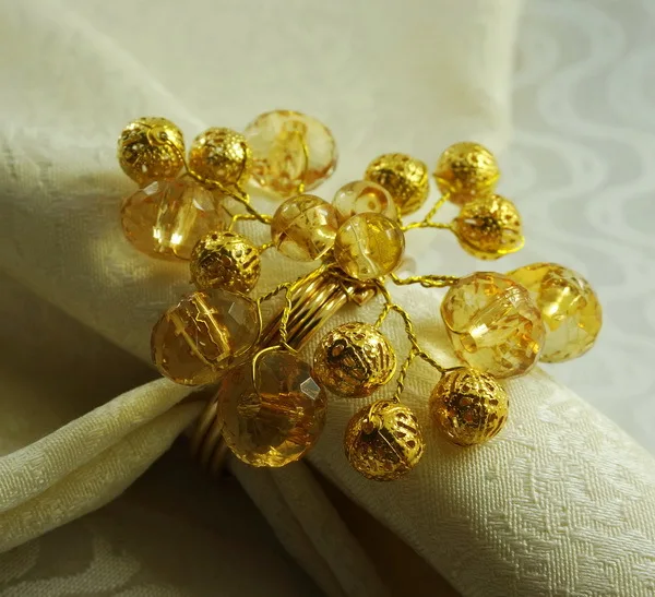 Кристалл с акриловыми кольцами для свадебных салфеток декоративный держатель |