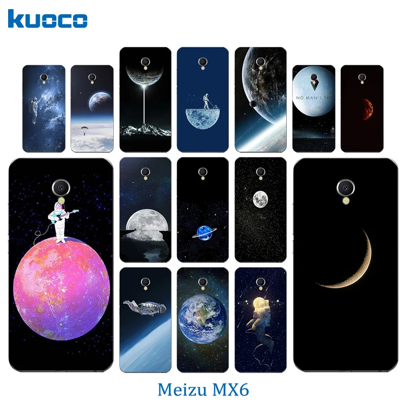 5 дюймов для Meizu MX6 космический мир шаблон чехол телефона Mx 6 Meilan Mx6 Мягкий ТПУ