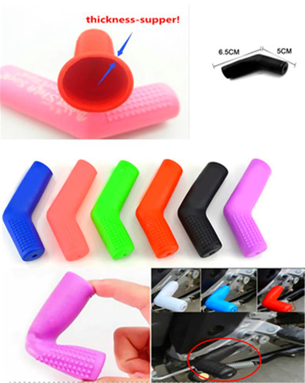 Чехол для мотоциклетного чехла с зажимами носков и переключения передач Moto GUZZI AUDACE BREVA KTM 250XC F 250XCF W|Накладки