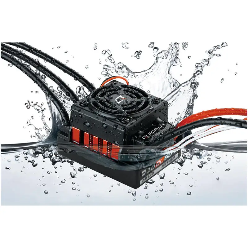 Водонепроницаемый бесщеточный контроллер скорости ESC Hobbywing QUICRUN WP 10BL60 60A для