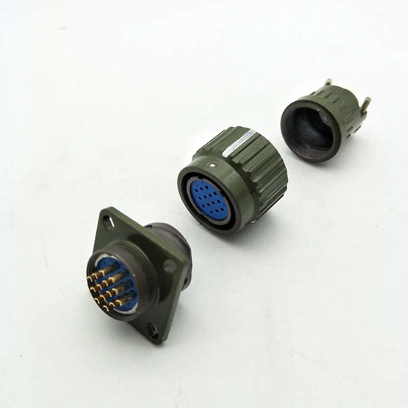 Y2M 14TK 21 мм Диаметр винта 14 штырьков витой ArmyGreen круглый разъем Бесплатная