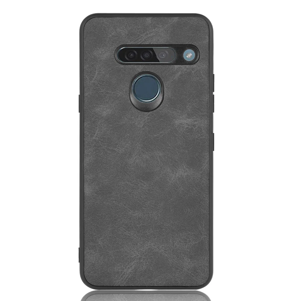 Винтажный кожаный чехол для телефона LG G8S ThinQ case funda coque capa |