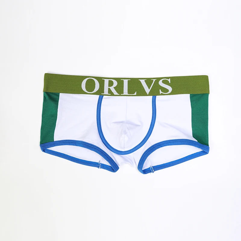 ORLVS, Брендовые мужские боксеры, мужское нижнее белье, новинка, хлопок, u-образный карман, сексуальные подштанники, Cueca, хлопковые трусы, боксеры, шорты, мужские трусы
