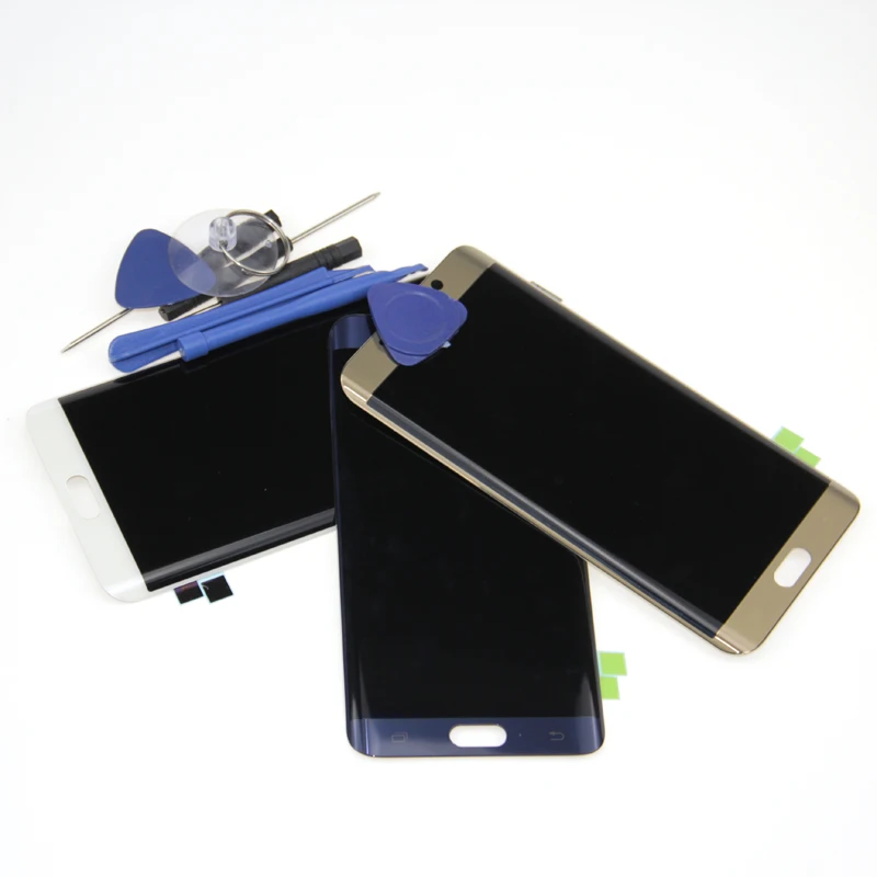 Для samsung Galaxy S6 Edge Plus G928 G928F ЖК-дисплей с сенсорным экраном дигитайзер Super Amoled S6 Edge Plus экран