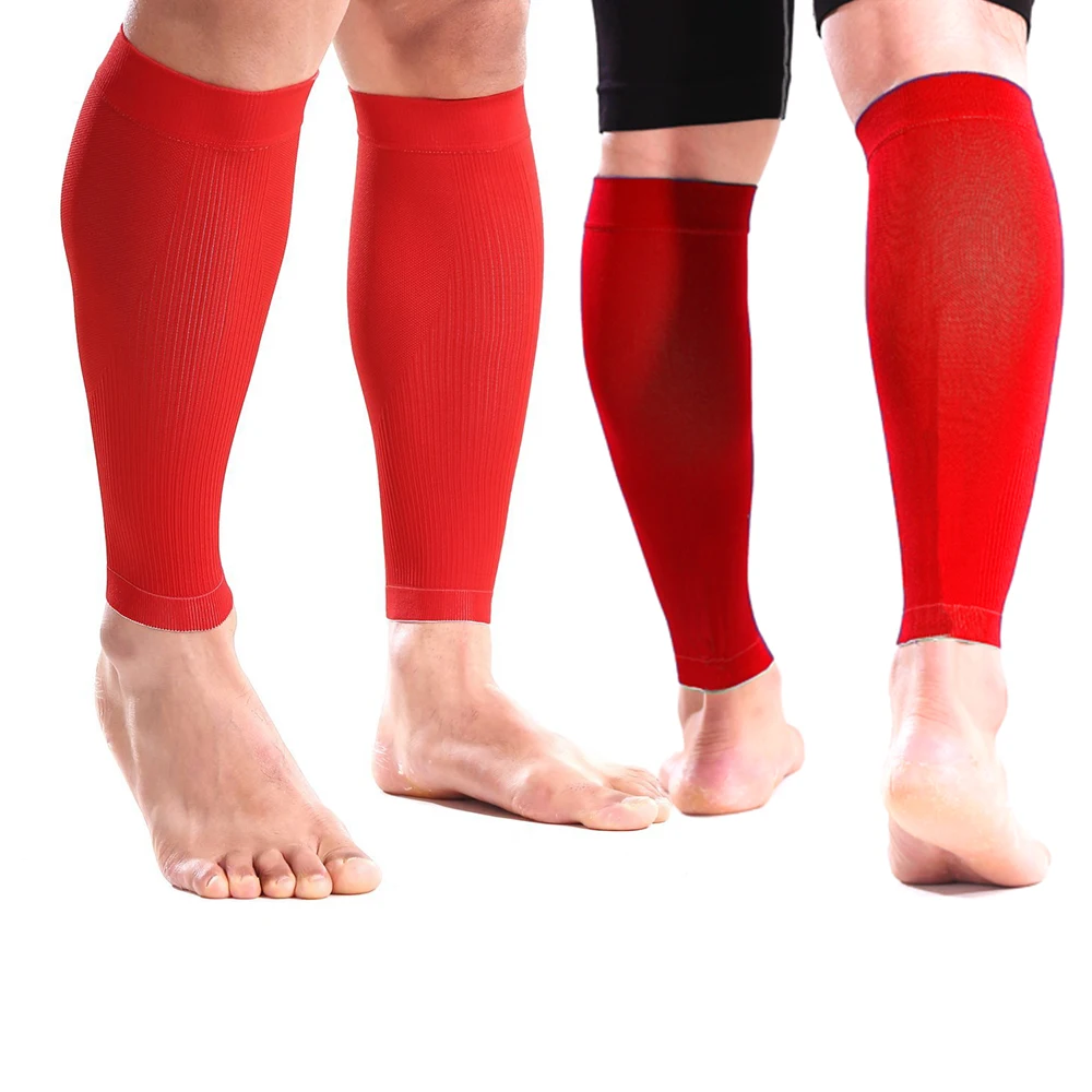 Спортивные рукава для голени фиксаж компрессия Защита ног бега Футбол Поддержка