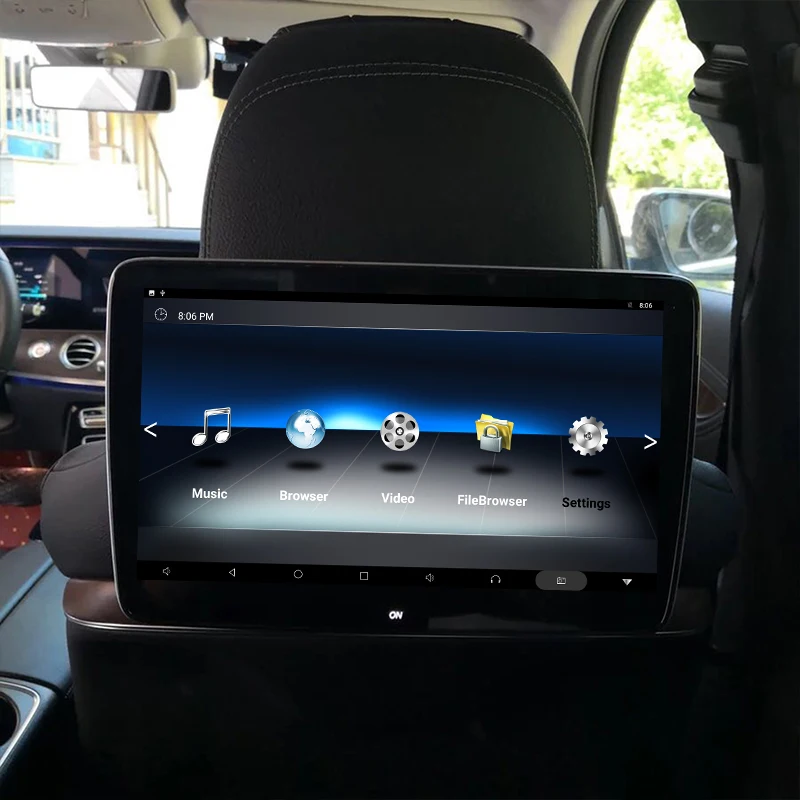 Монитор на подголовник автомобиля 11 6 дюйма Android 7 1 Восьмиядерный 1920*1080 HD 1080P 2.5D