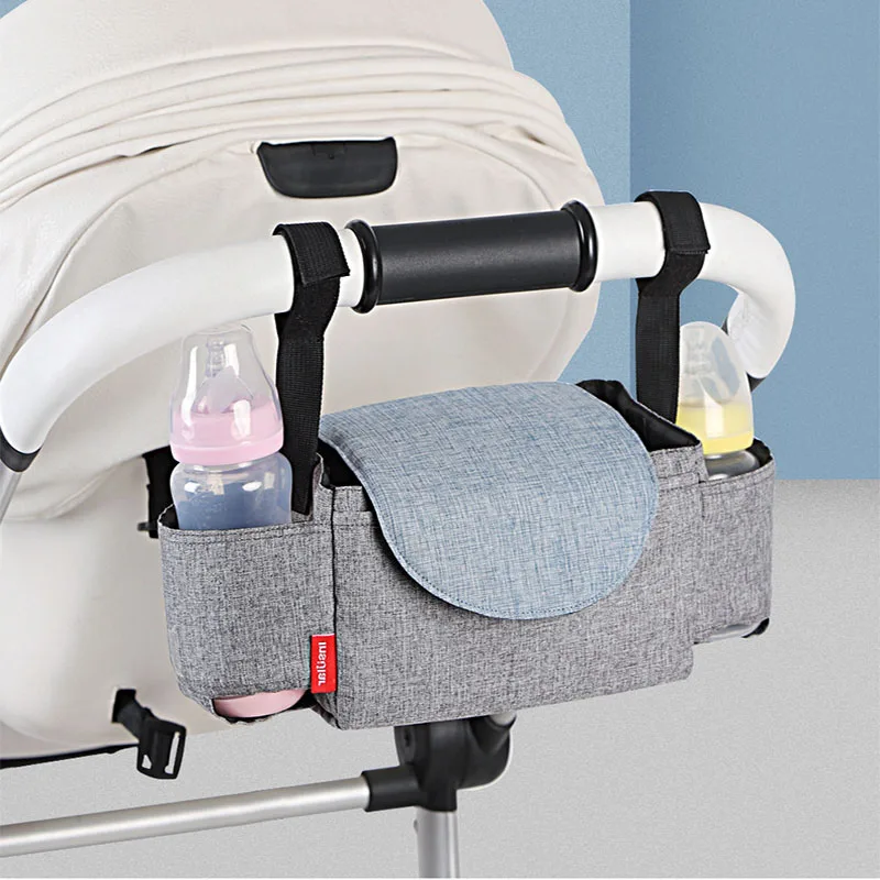 Baby Stroller Bag Diaper Bag Mama Baby Wheelchair Hanging Bag Carriage Buggy Pram Car Bottles Organizer Bag Stroller Accessories