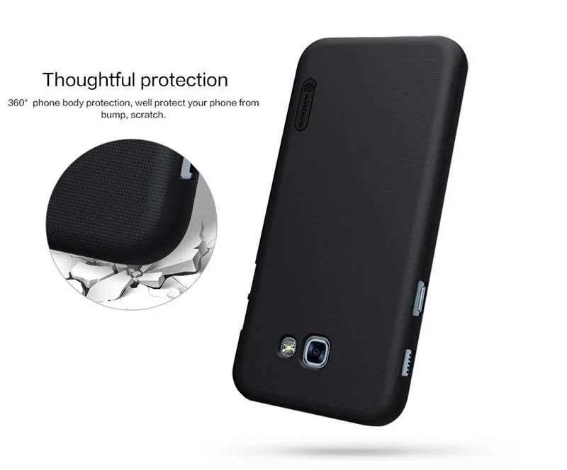 Nillkin супер матовый защитный чехол для samsung Galaxy A5 чехол A520 чехол PC твердая задняя матовая крышка для samsung A5 чехол