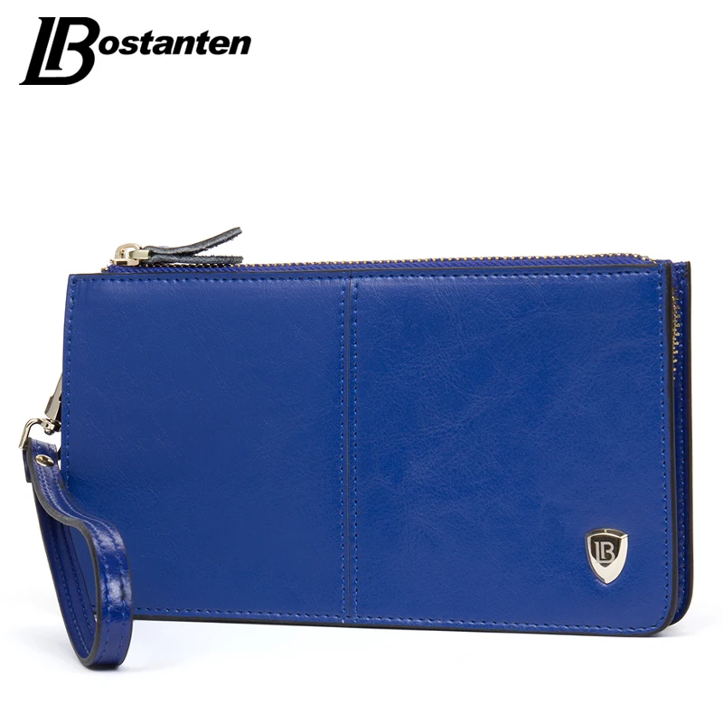 BOSTANTEN винтажные длинные модные тонкие женские кошельки дизайнерский брендовый