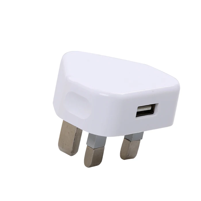 Зарядное устройство с одним USB разъемом 5 в пост. Тока 1 А|usb uk|uk plug chargerplug charger |