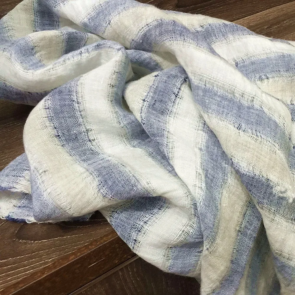 Полосатая окрашенная льняная ткань для льняной одежды L1H16|linen fabric|fabric forfabric fabric |