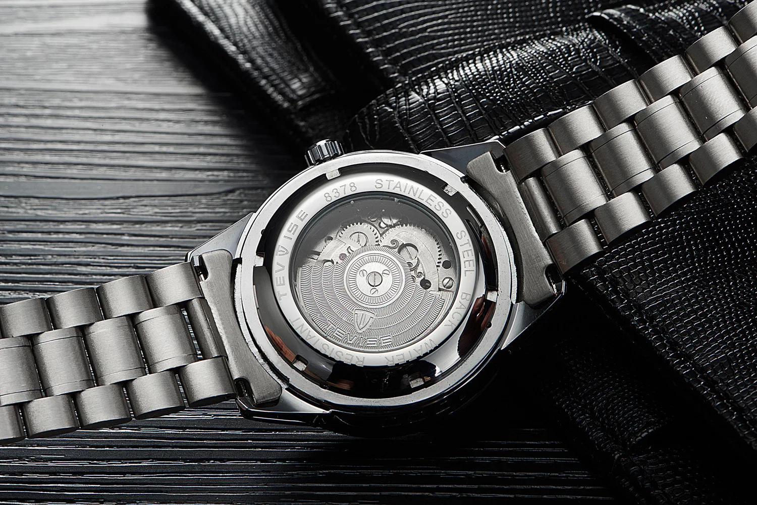 TEVISE, Мужские автоматические механические часы, Tourbillon часы со скелетом, мужские водонепроницаемые часы с самозащитой, мужские часы