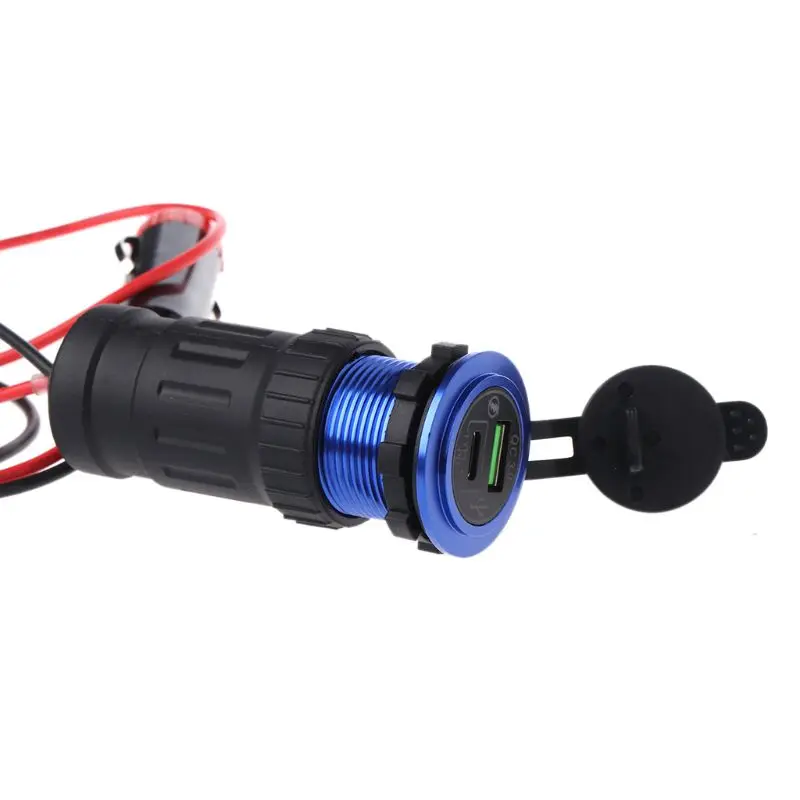 12 V-24 V гнездо для автомобильного прикуривателя Авто Питание адаптер Разъем конвертер с 10A предохранитель набор «сделай сам» для автомобиля USB Зарядное устройство в