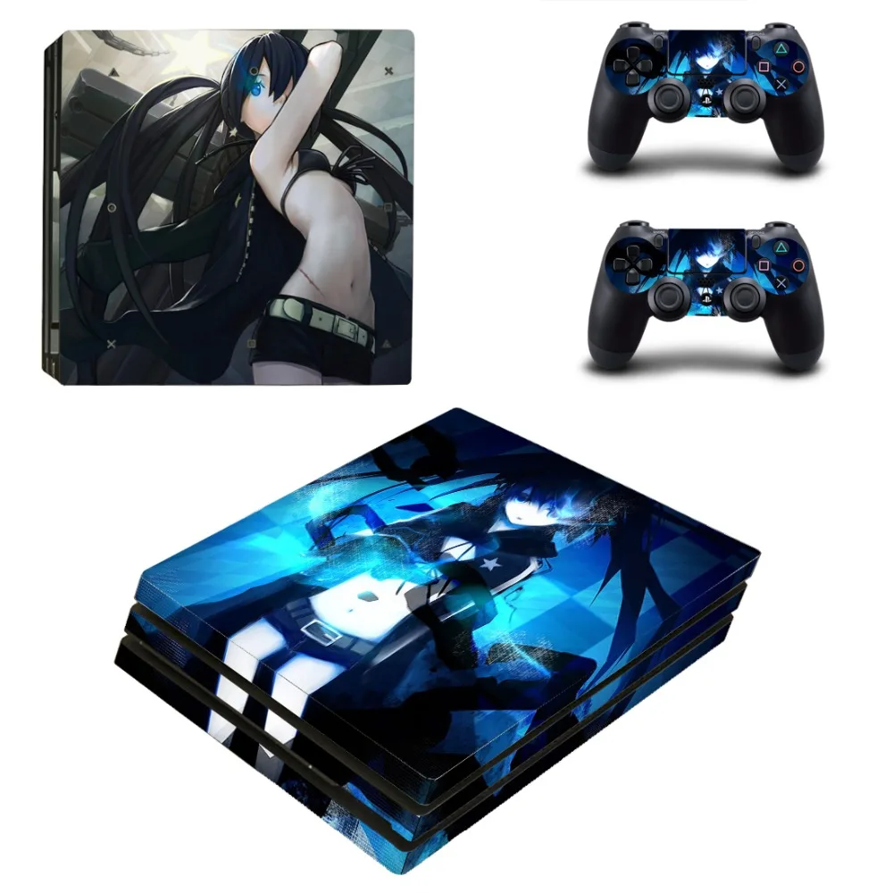 Милая девушка Tokisaki Kurumi PS4 Pro наклейка для кожи наклейка для консоли playstation 4 и 2 контроллера PS4 Pro наклейка для кожи виниловая