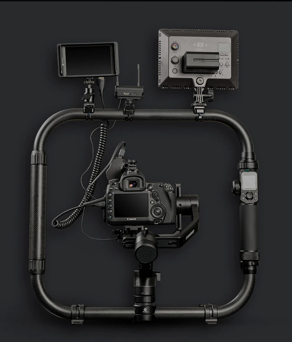 FeiyuTech Feiyu AK2000 AK4000 двойной ручной складной набор двойной Hangle Grip для Gimbal DSLR Стабилизатор Handhled аксессуары