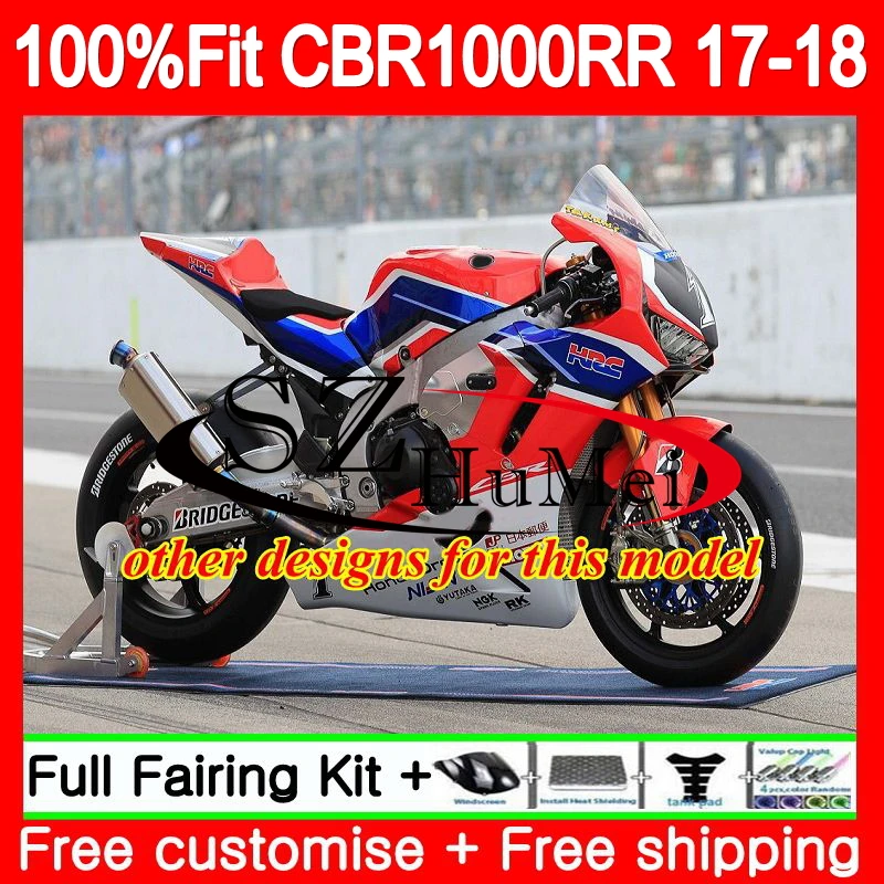 Комплект впрыска + бак для HONDA CBR 1000 RR CBR1000RR 17 18 107SH.2 1000RR Красный Серый Новый CBR1000 2017
