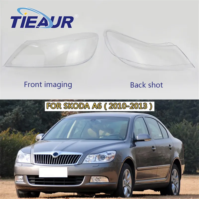 4 двери фара Прозрачная крышка объектива для Skoda OCTAVIA III A6/OCTAVIA 2009-2013 спереди большой Рассеиватель фары замена