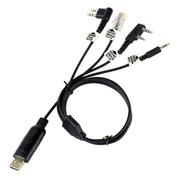 Переходник 4 в 1 с USB для программирования рация KENWOOD Motorola HYT BAOFENG радио J1505A |