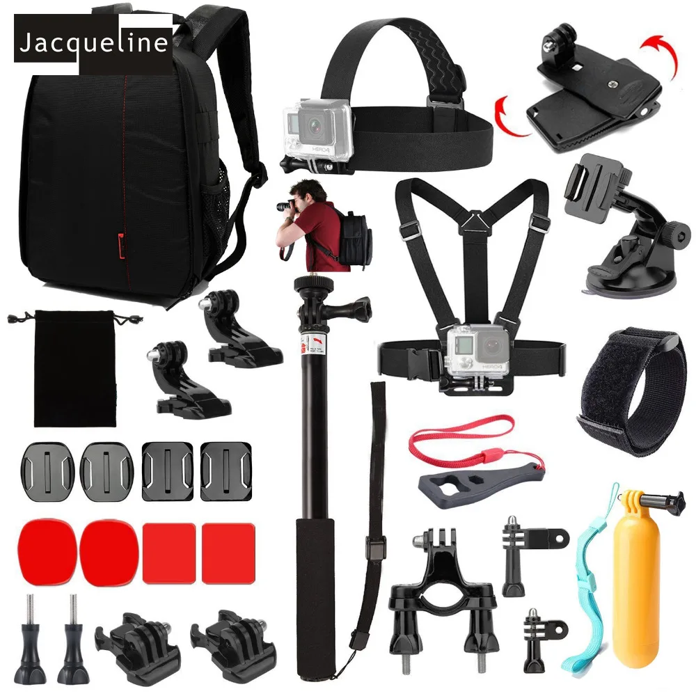 Жаклин на открытом воздухе Интимные аксессуары комплект для GoPro Hero 6 5/4/3 +/3/2/ 1 dbpower