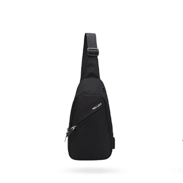 Black Xiaomi Pelliot 2L USB сумка через плечо, сумка через плечо, сумка на пояс, Полиэстеровая сумка на грудь, сумка на плечо - Цвет: Black