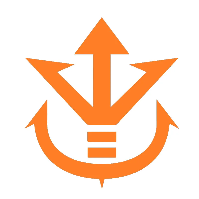 Hotmeini наклейка для автомобилей мультфильм Dragon Ball Z Justice Saiyan King флаг vegeta каяк окно бампер автомобиля декоративные наклейки 15*15 см