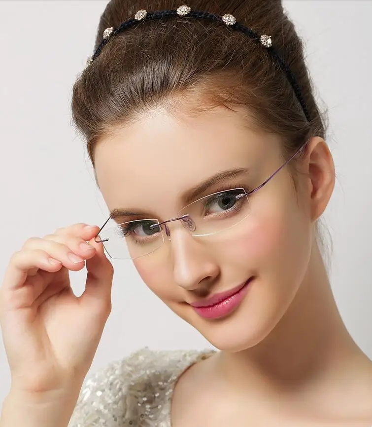 Брендовые новые роскошные чистые титановые гибкие оправы для очков без мужские и