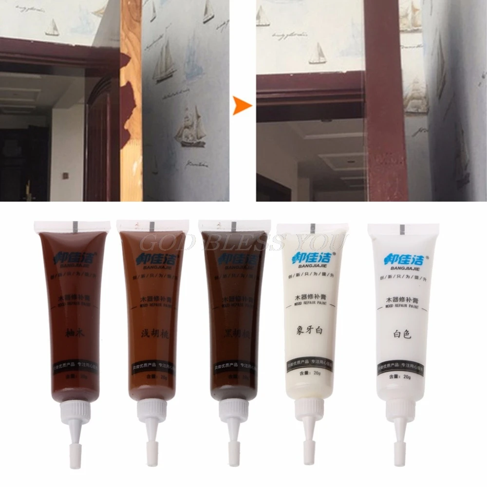 Древесная мебель царапины Refinishing краска пол цвет паста ремонт заполнения растворители