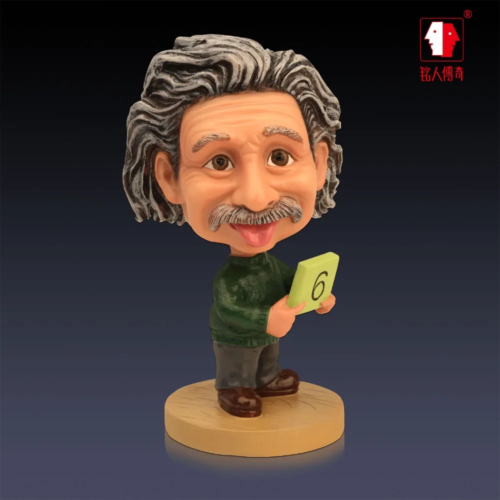 3D смолы Эйнштейна статус Забавный домашний декор стола Известный физический
