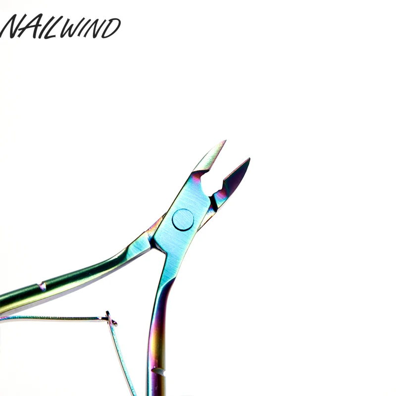 NAILWIND 1 шт. щипчики для кутикулы радуга ножницы удаления омертвевшей кожи