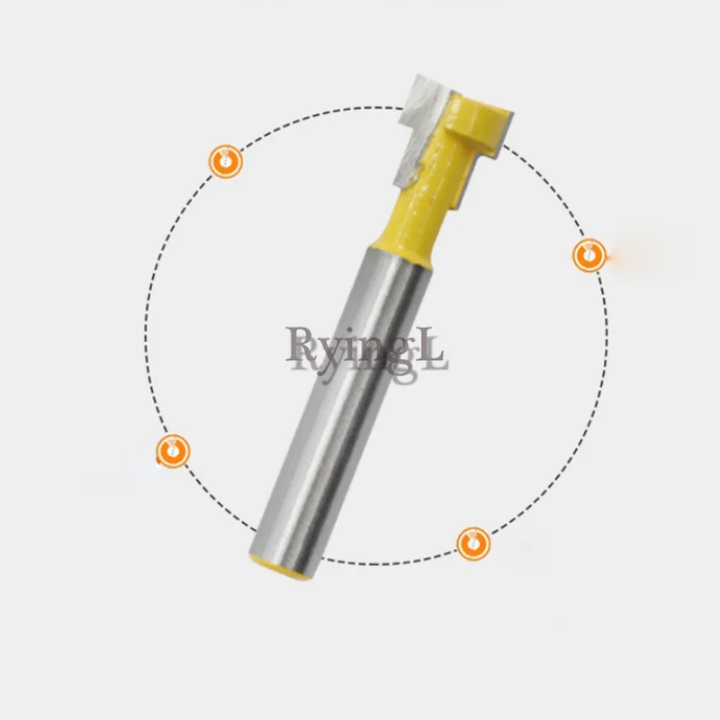 * Хвостовик t слот Фасонная фреза Бит 1/4 ''стальная ручка 3/8'' Длина