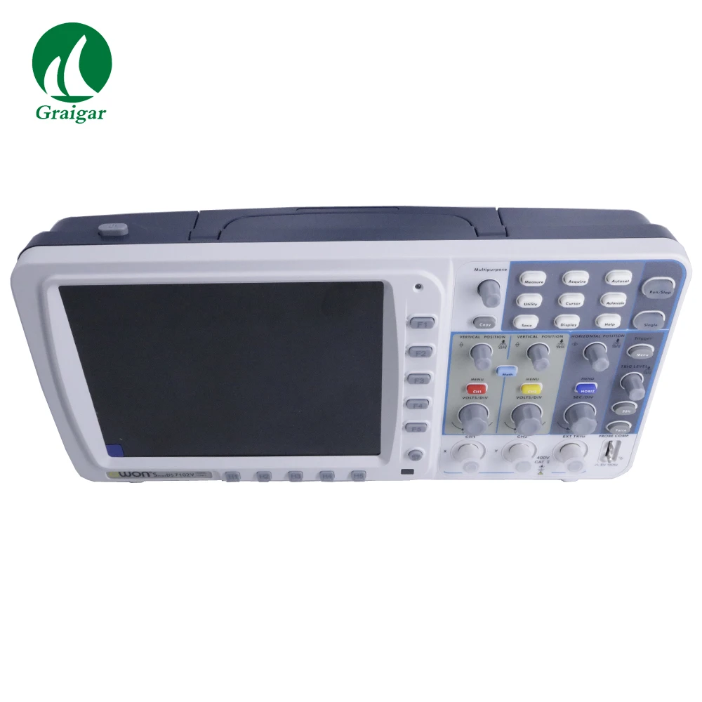 Новый портативный цифровой осциллограф SDS7102V 1GS/S 2 канала Реальная частота