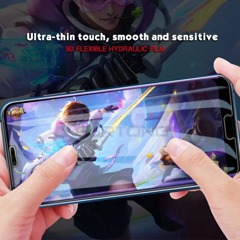 Мягкая Гидрогелевая пленка 9D с полным покрытием для Samsung Galaxy Note 9 8 S10E Защита