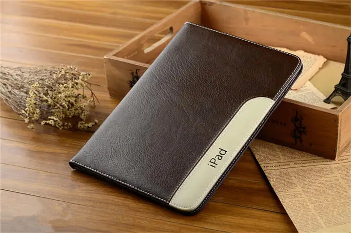 Dark Brown Dir-Maos для iPad Pro 12,9 ''чехол версия кожаный смарт-чехол ультра тонкий кожаный Стенд ручной держатель мягкий ручной ремень - Цвет: Dark Brown