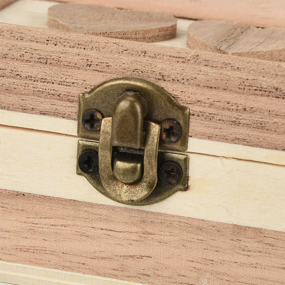 2 размера винтажное зеркало любви с замком Чехол держатель коробка для хранения