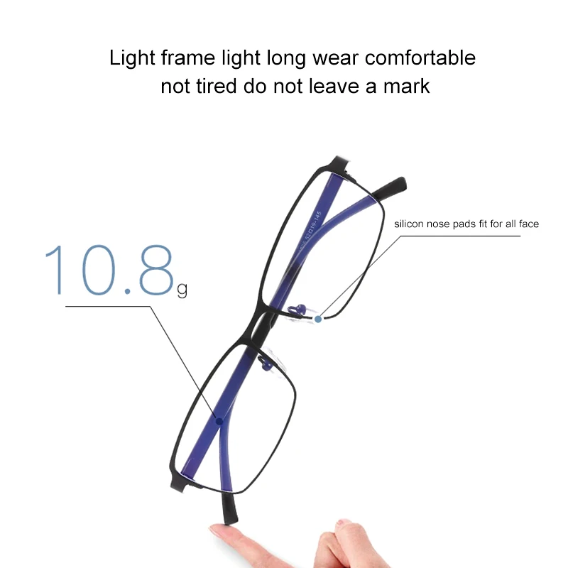 WOWSUN Unisex Glasses Frame UV400 eyeglasses Frames Clear Women Men Optical Gold Eyeglass Transparent A031 |