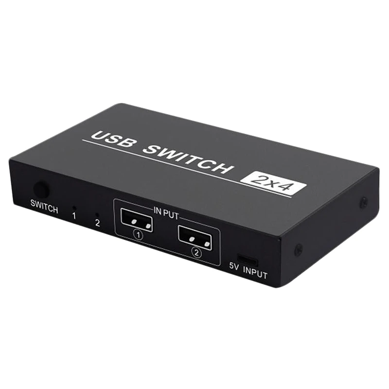 Переключатель Usb 2X4 4 порта функция памяти 5V 2 0 Обмен устройства для принтера