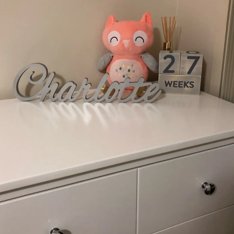 Индивидуальное детское деревянное имя логотип название настенное украшение