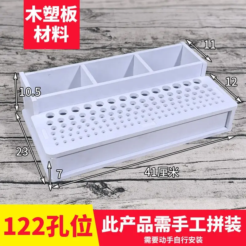 Кожаный стеллаж для инструментов DIY, кожаный настольный шкаф для хранения, рамка для инструментов, инструмент для печати, держатель для хранения кожаных инструментов - Цвет: white3