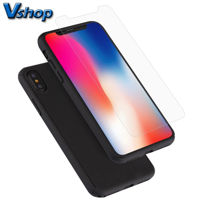 Чехол для сотового телефона iPhone X с полным покрытием 360 градусов съемный защитный