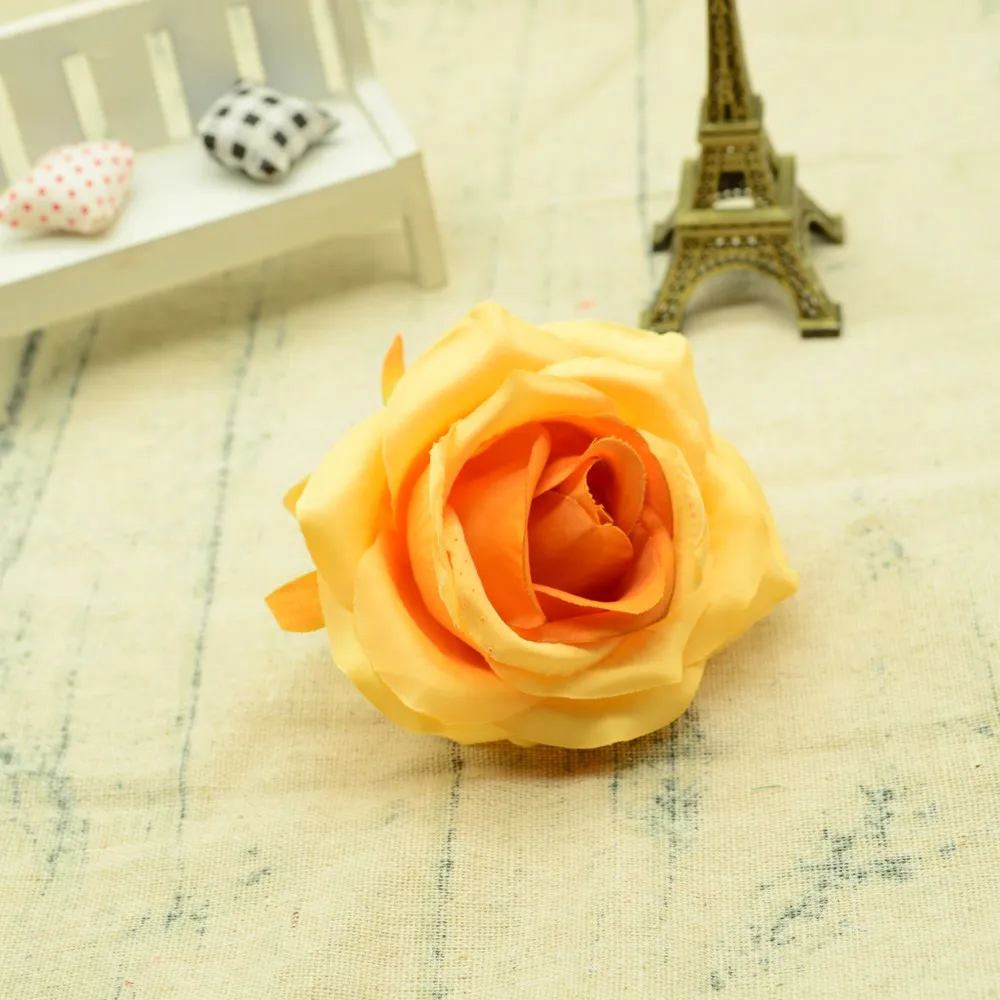 

8cm New roses silk flowers for christmas home decorations wedding bridal accessories clearance diy Garlands artificial flowers